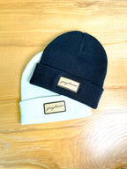 Greyhouse Leather Patch Beanie