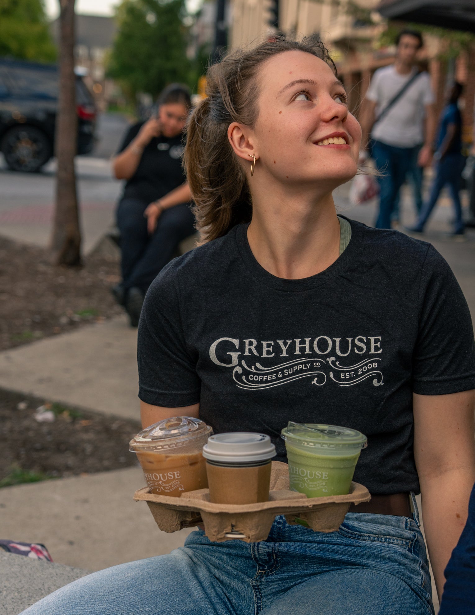 Greyhouse Logo Black T-Shirt