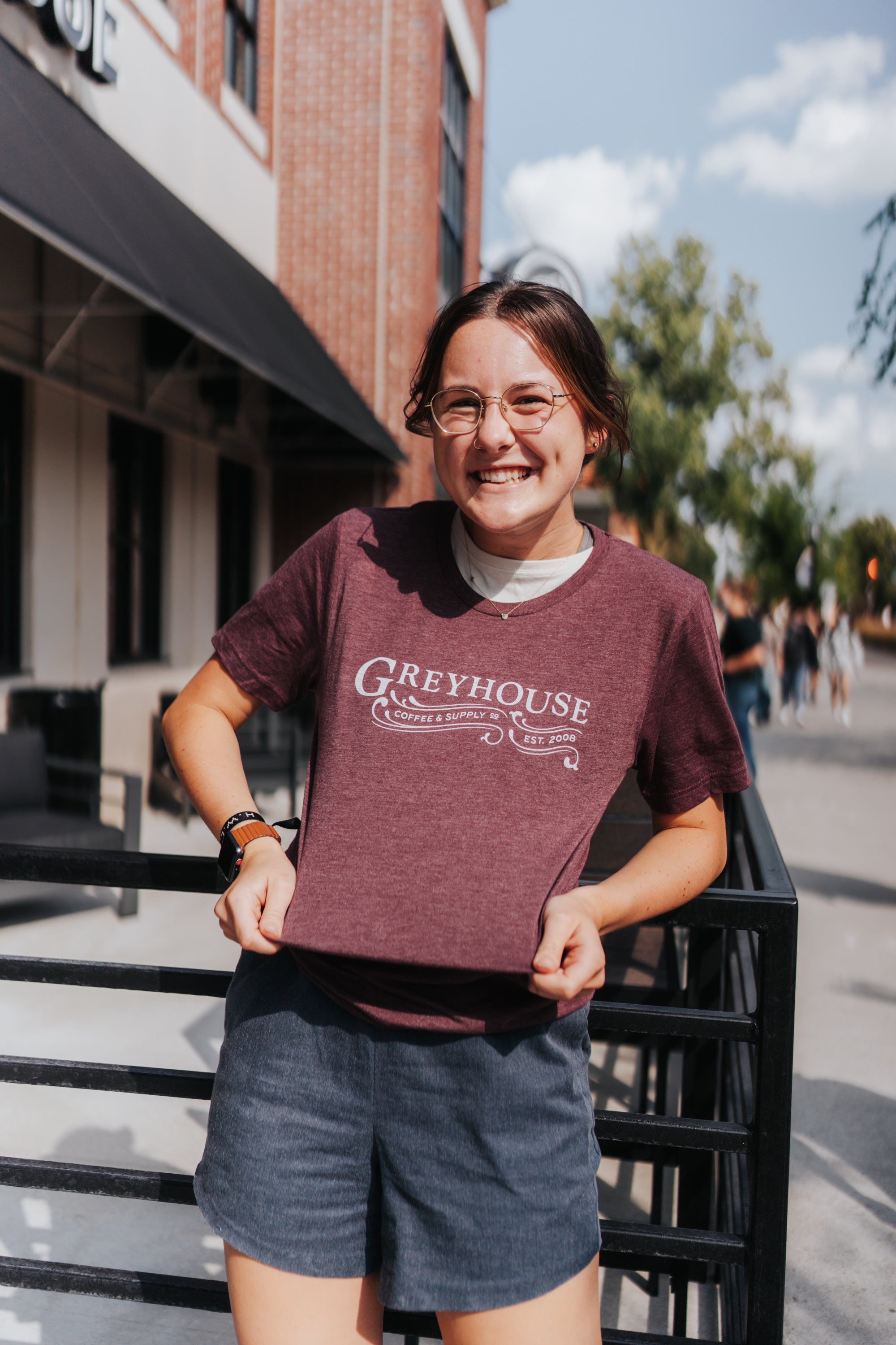 Greyhouse Logo Maroon T-Shirt