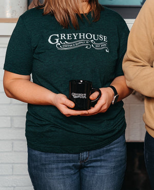 Greyhouse Logo Forest Green T-Shirt