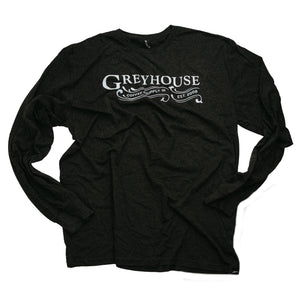 Greyhouse Logo Charcoal Long Sleeve T-Shirt